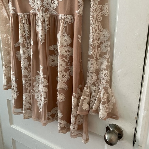 NWT For Love & Lemons White Lace Mini Dress - Picture 6 of 14